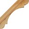 Ekena Millwork 4"W x 14"D x 14"H Olympic Rough Sawn Knee Brace, Western Red Cedar BRC04X14X14OLY00RWR - alternate 3